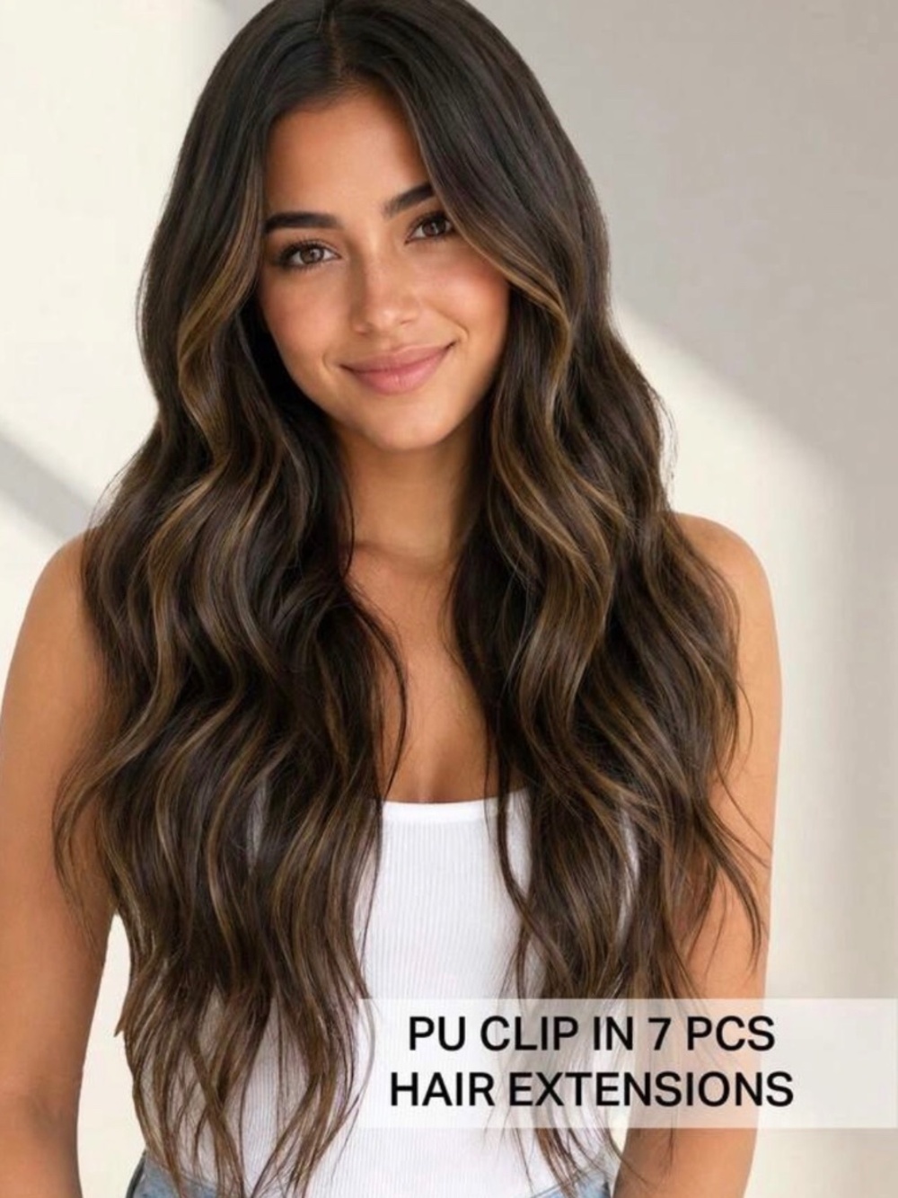 Seamless Human Hair Extensions 130g-150g 7pcs/Pack